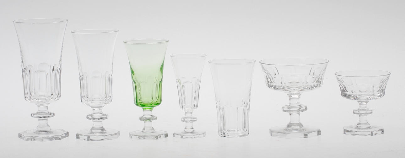 GLASSERVIS, 42 delar, "Hamra", Elis Bergh, Kosta Boda.