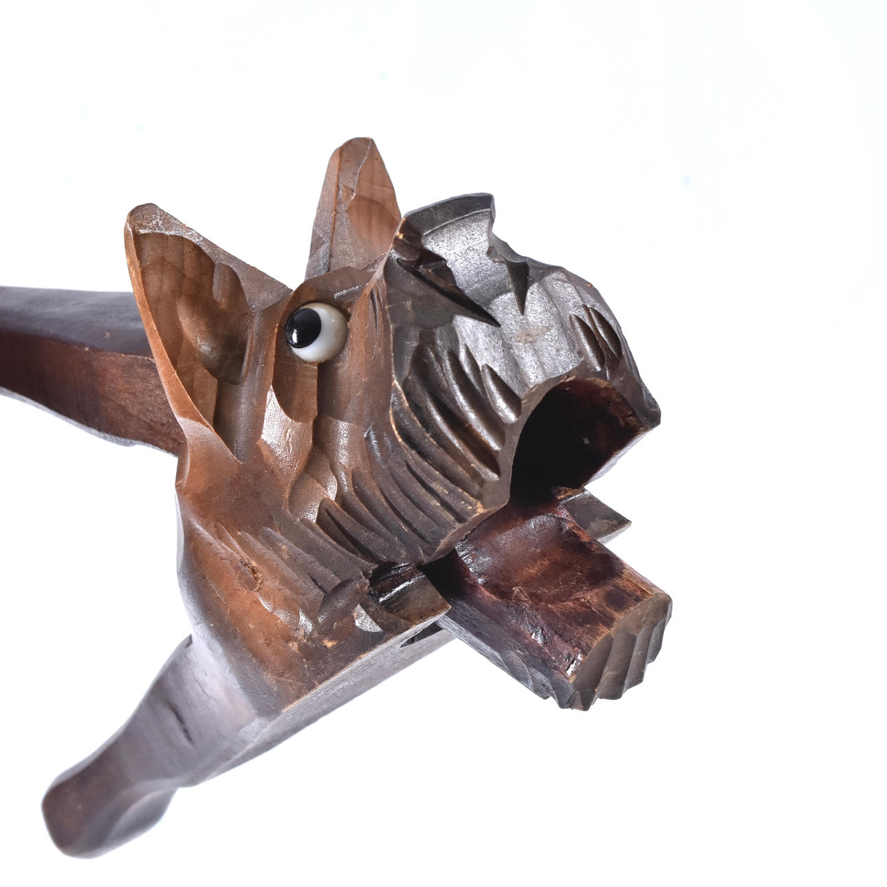 A wooden nutcracker, 20th century.