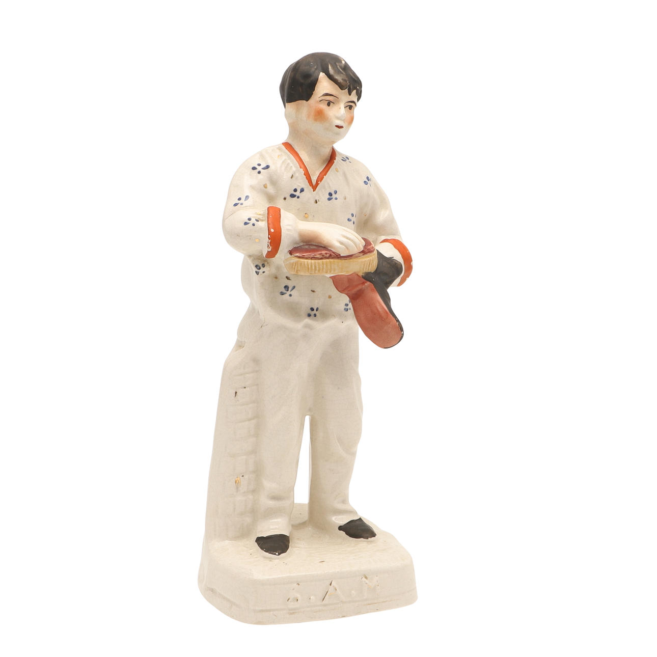 STAFFORDSHIRE POTTERY FIGURE.