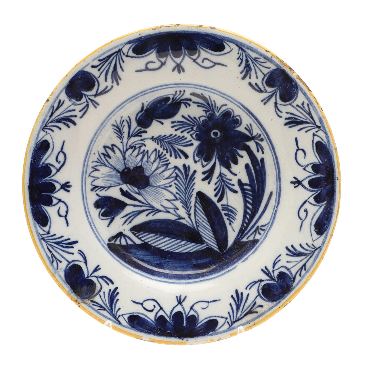 ANTIQUE DELFT DISH.