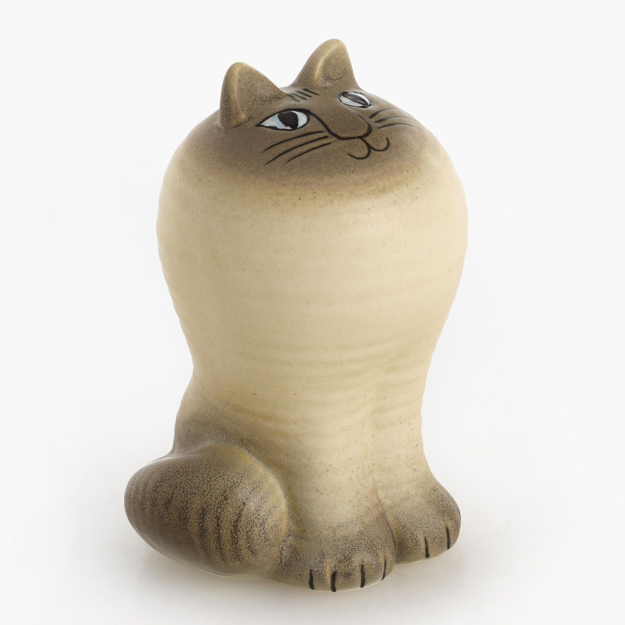LISA LARSON, Un gato de gres, «Maja», Gustavsberg, marcado Lisa L. inpressat Hecho en Suecia, gres.
