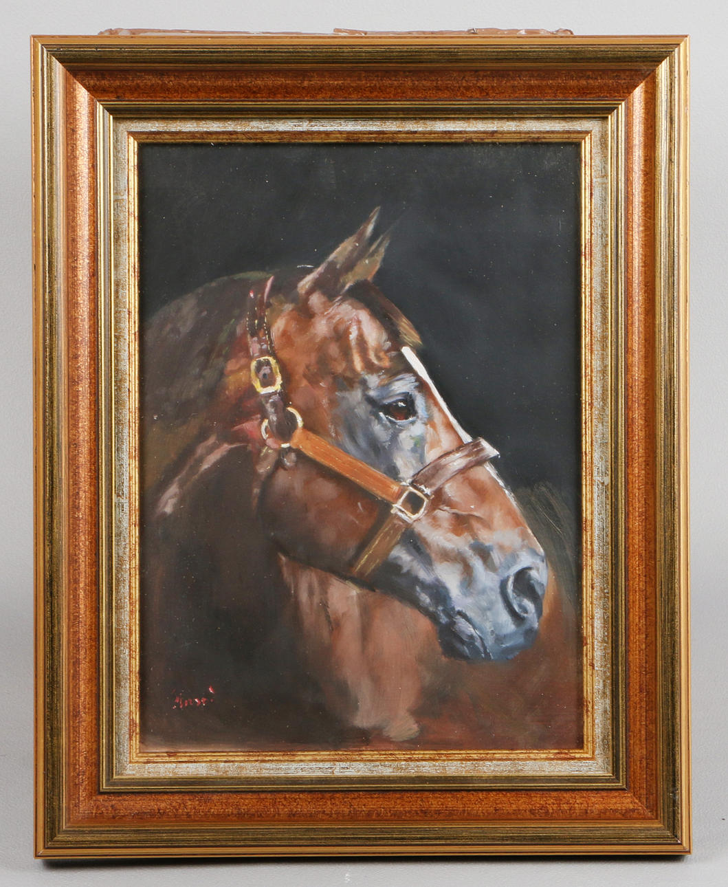 DAVID 'MOUSE' COOPER (BRITISCH, ZEITGENÖSSISCH) PFERDEKOPF.