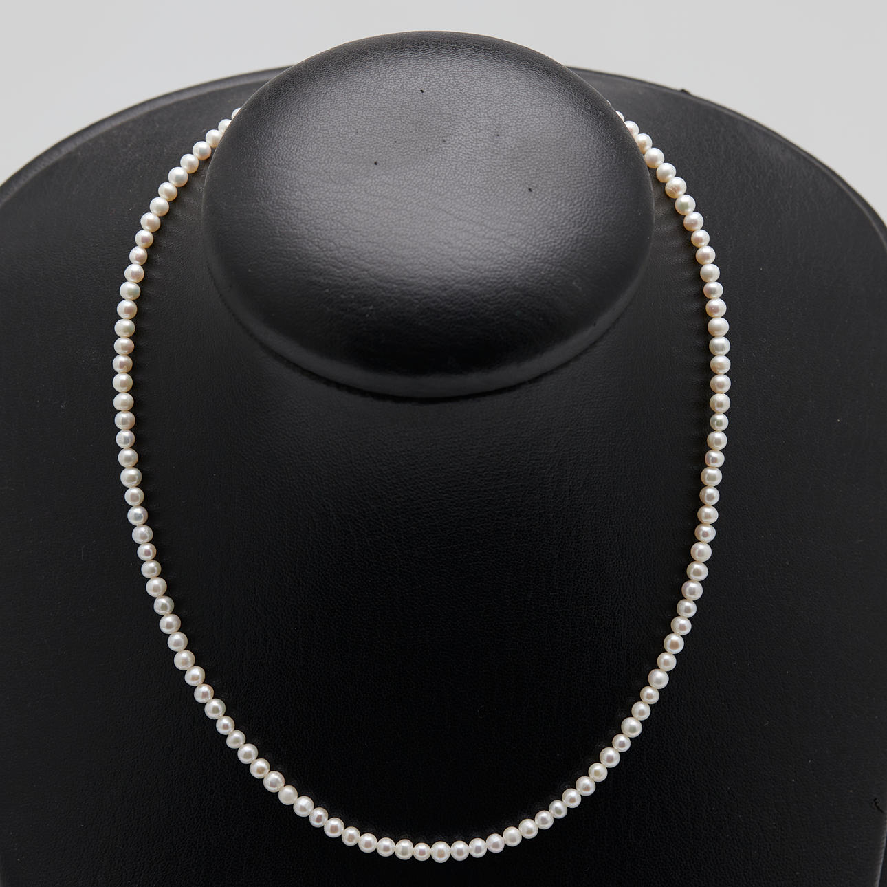 Perlenkette, 750er Gold, Akoya Perlen.