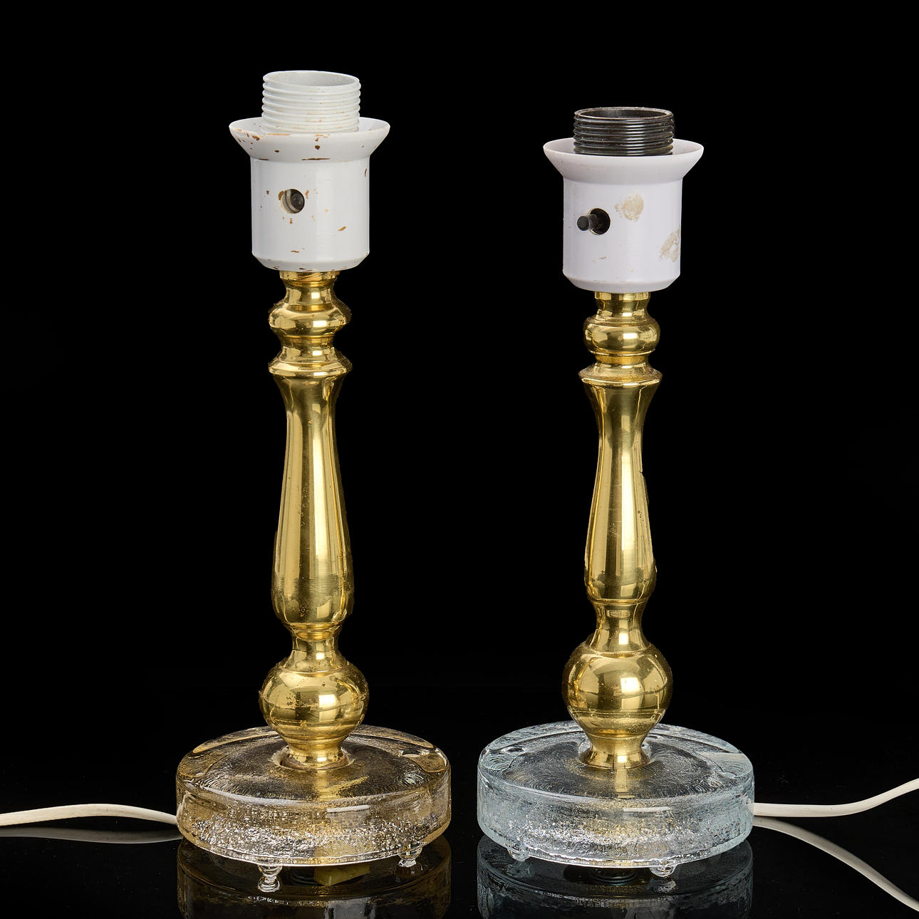 Bordlamper, et par, Falkenberg belysning, model 6235.