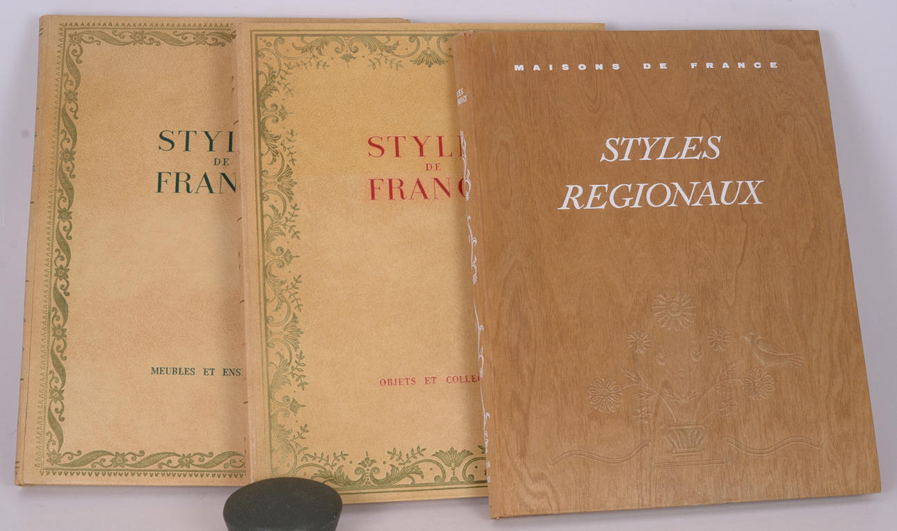 FRANSK STILHISTORIA 3 VOL. Meubles et ensambles, Objets et collections, Styles regionaux.