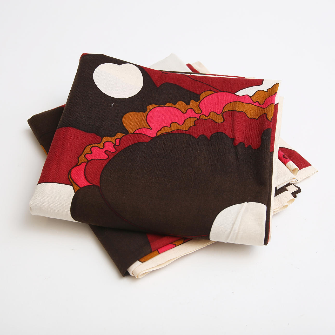 CURTAIN LENGTHS, a pair, RETRO.