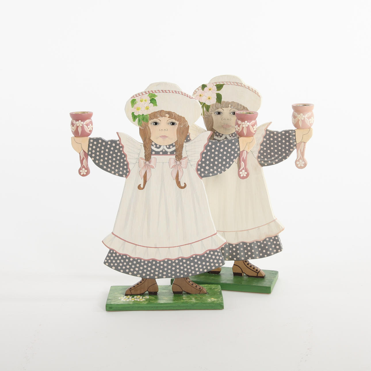 Ein Paar Kerzenständer „Emilia“, Ethel Nilsson.