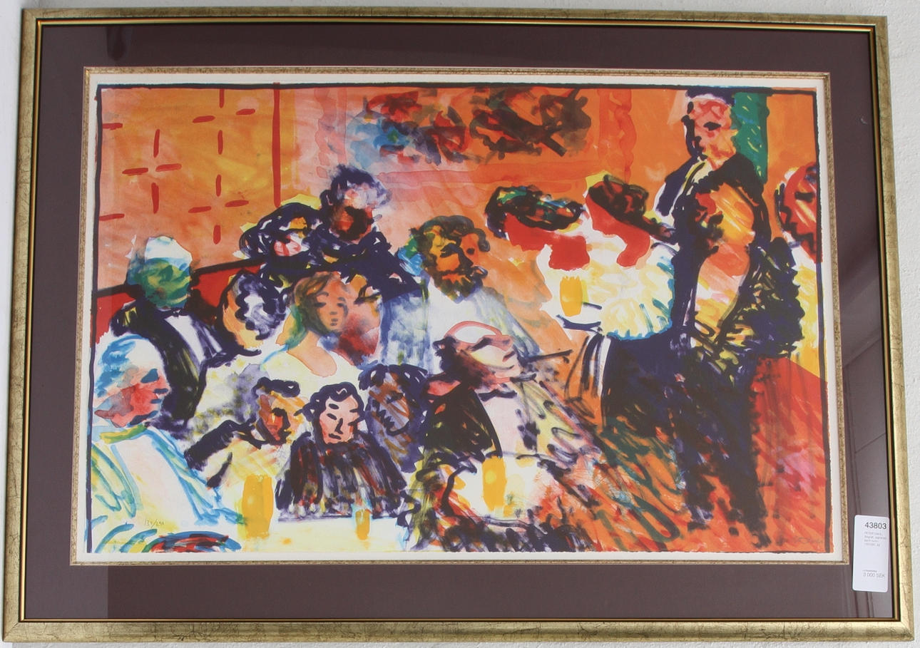 PETER DAHL, litografi, signerad samt numr. 130/290.