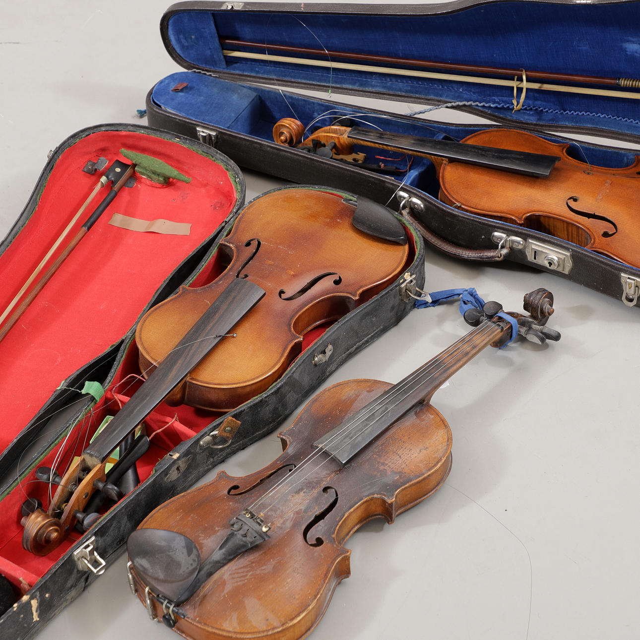 VIOLINS, 3 pcs, Jacobus Stainer mm.