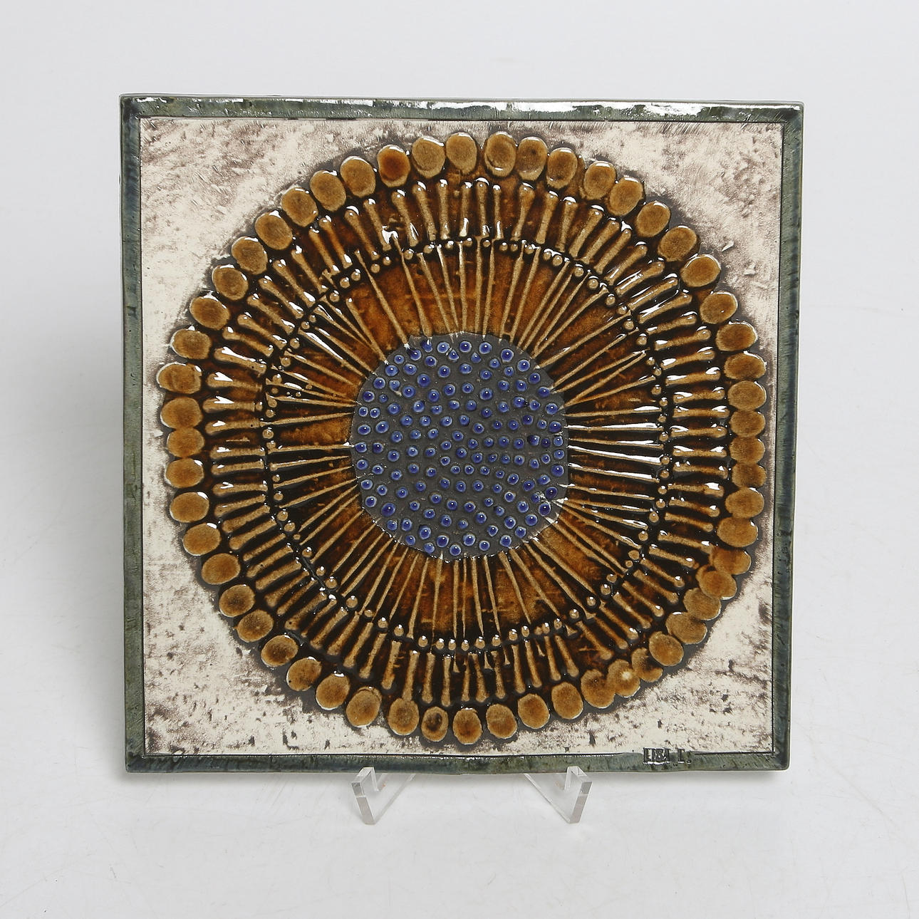 VÄGGRELIEF, stengods, Lisa Larson, Gustavsberg, 1900-tal.