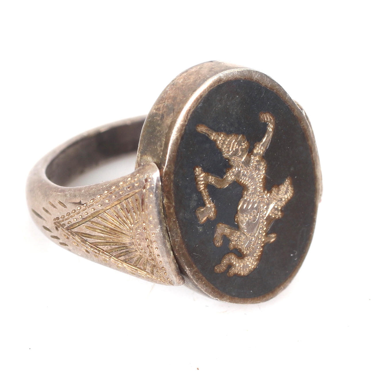 RING, sterlingsilver, sten.