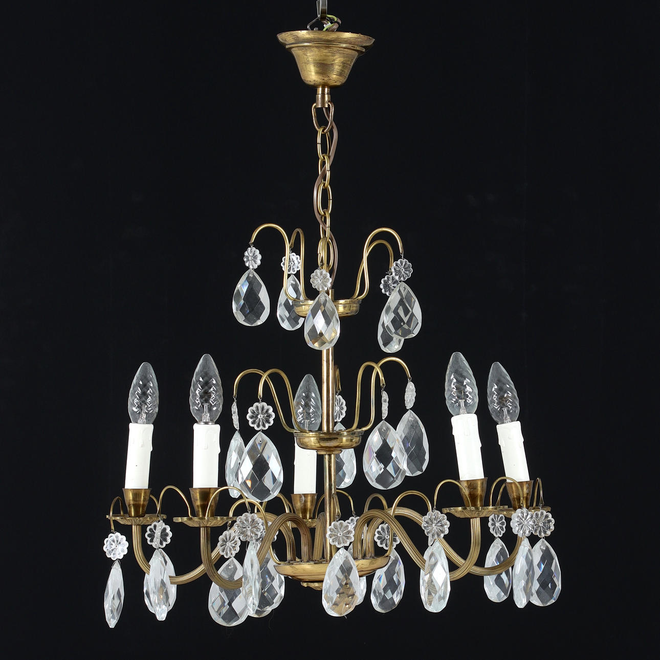 Un candelabro rococó del siglo XX.