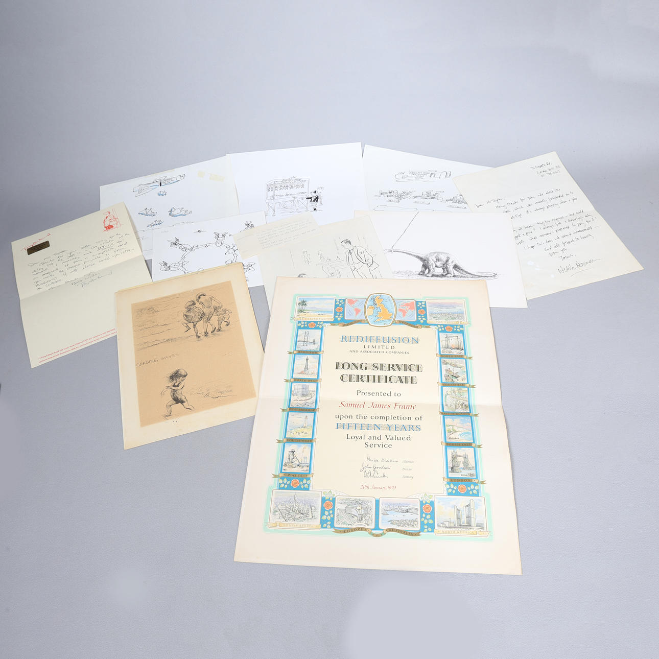 EN SAMLING AF TEGNEFILM (ANTAL).