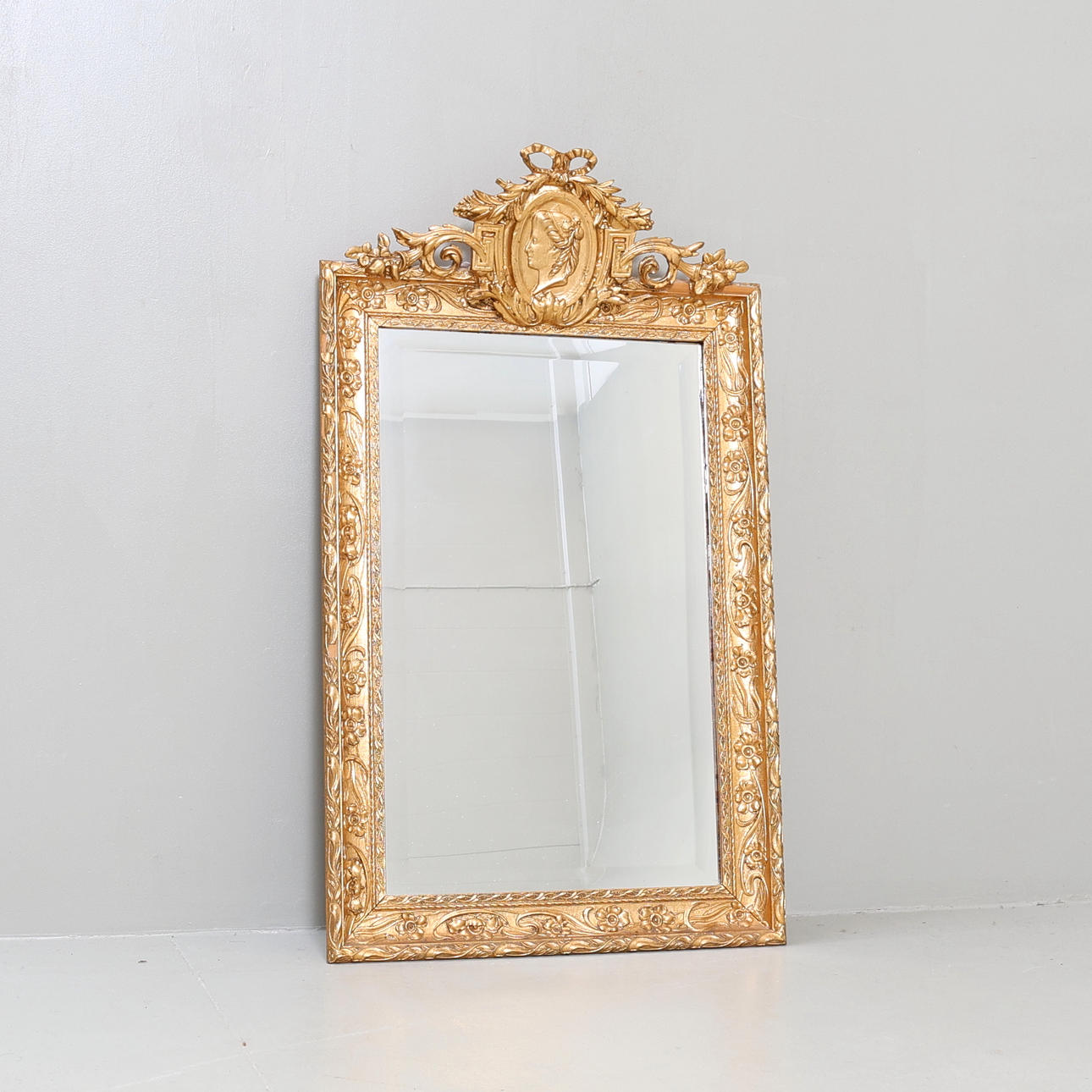 A Neoclassical mirror, early 20th century.