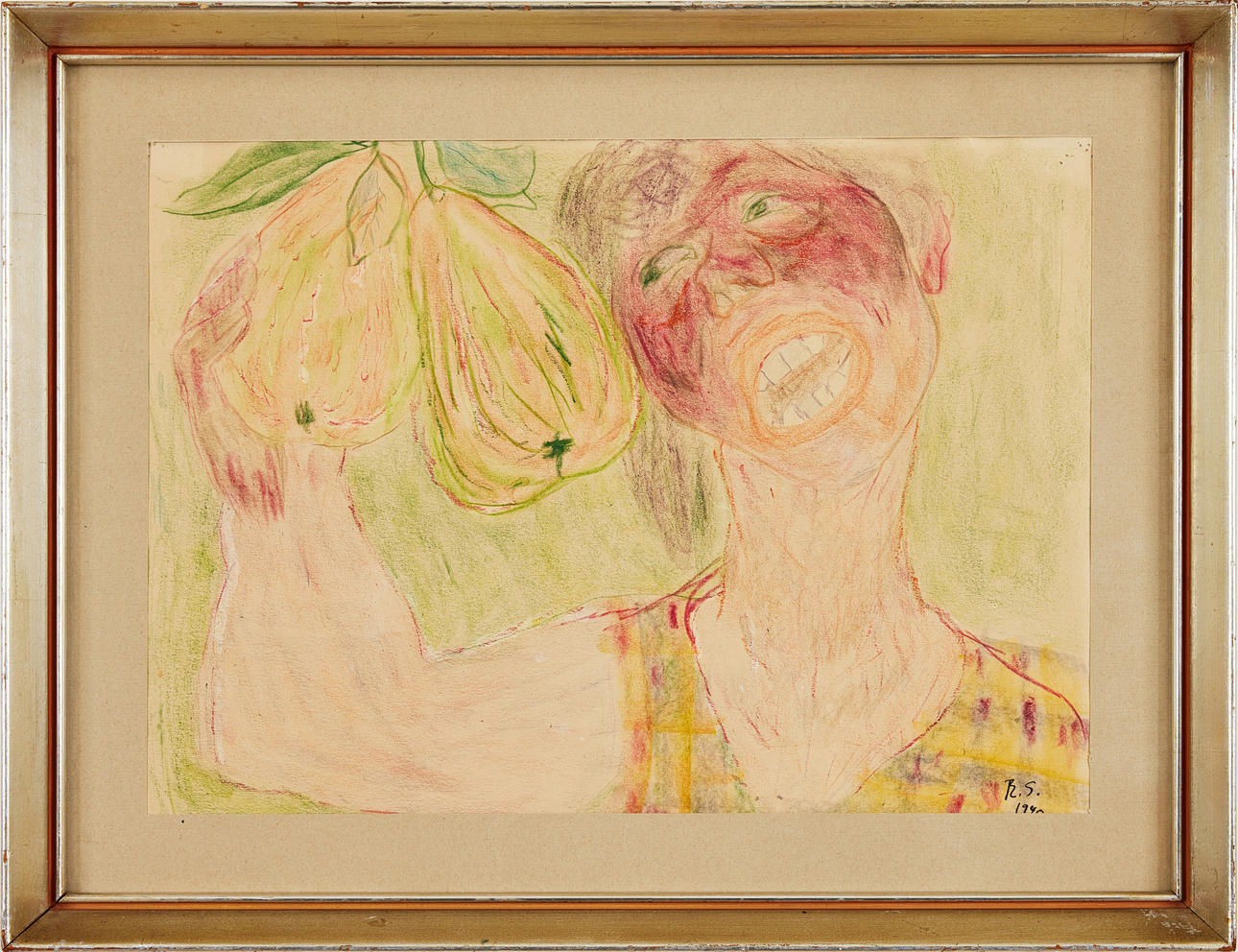 RAGNAR SANDBERG. Man with pear.