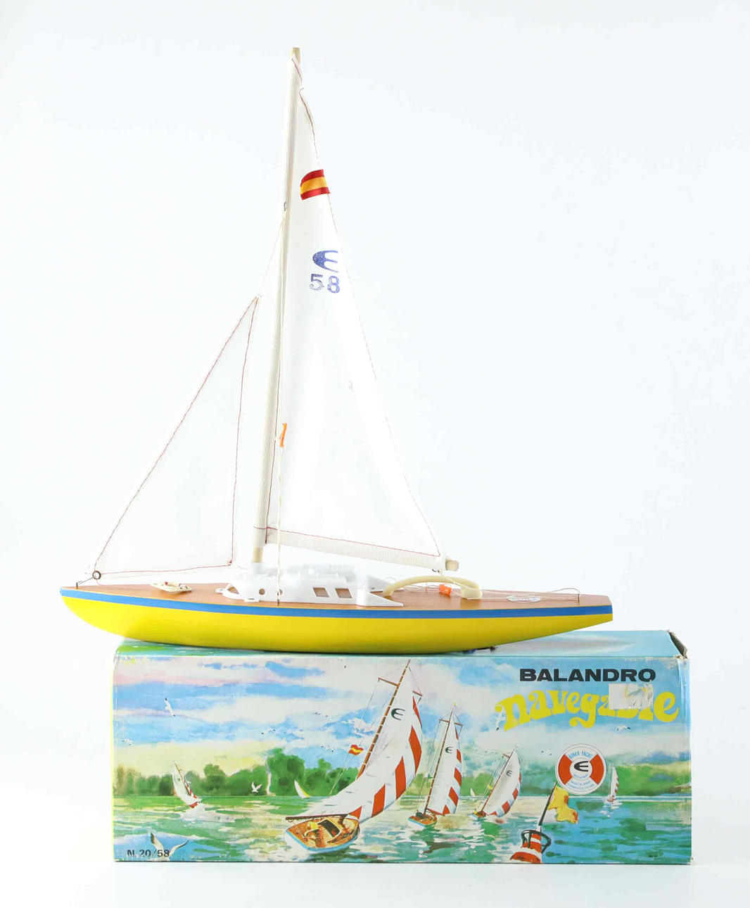A toy boat, Balandro, Spain, 1970s.