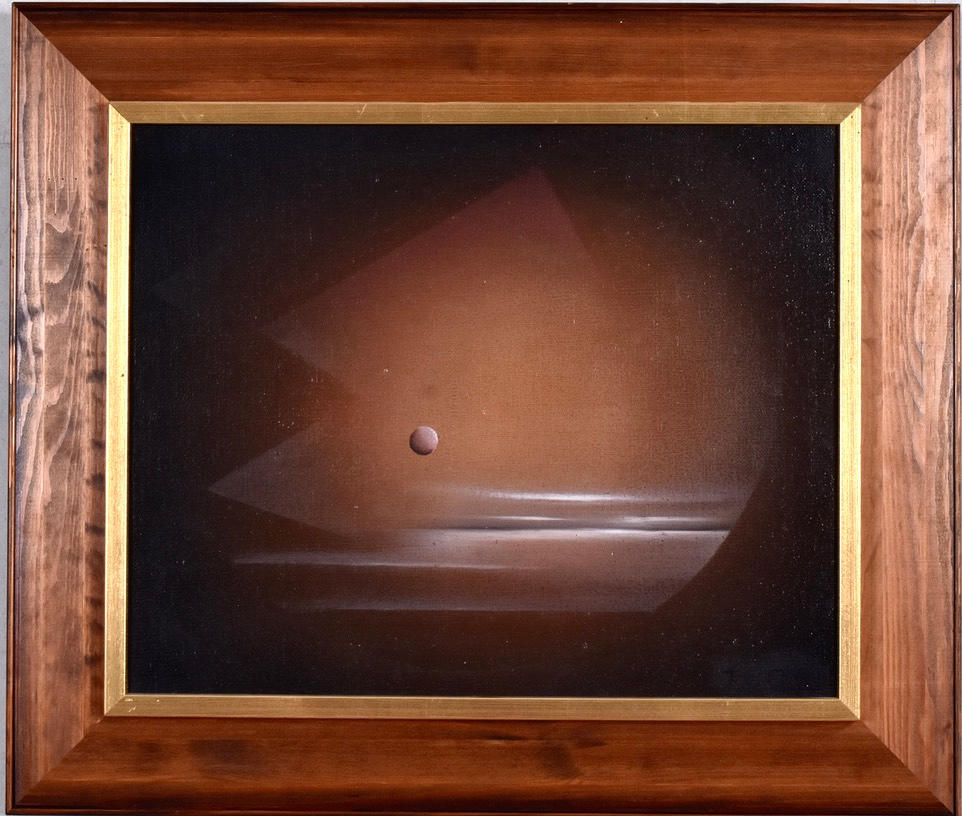 BO ÖRN. Composition, Oil on canvas.