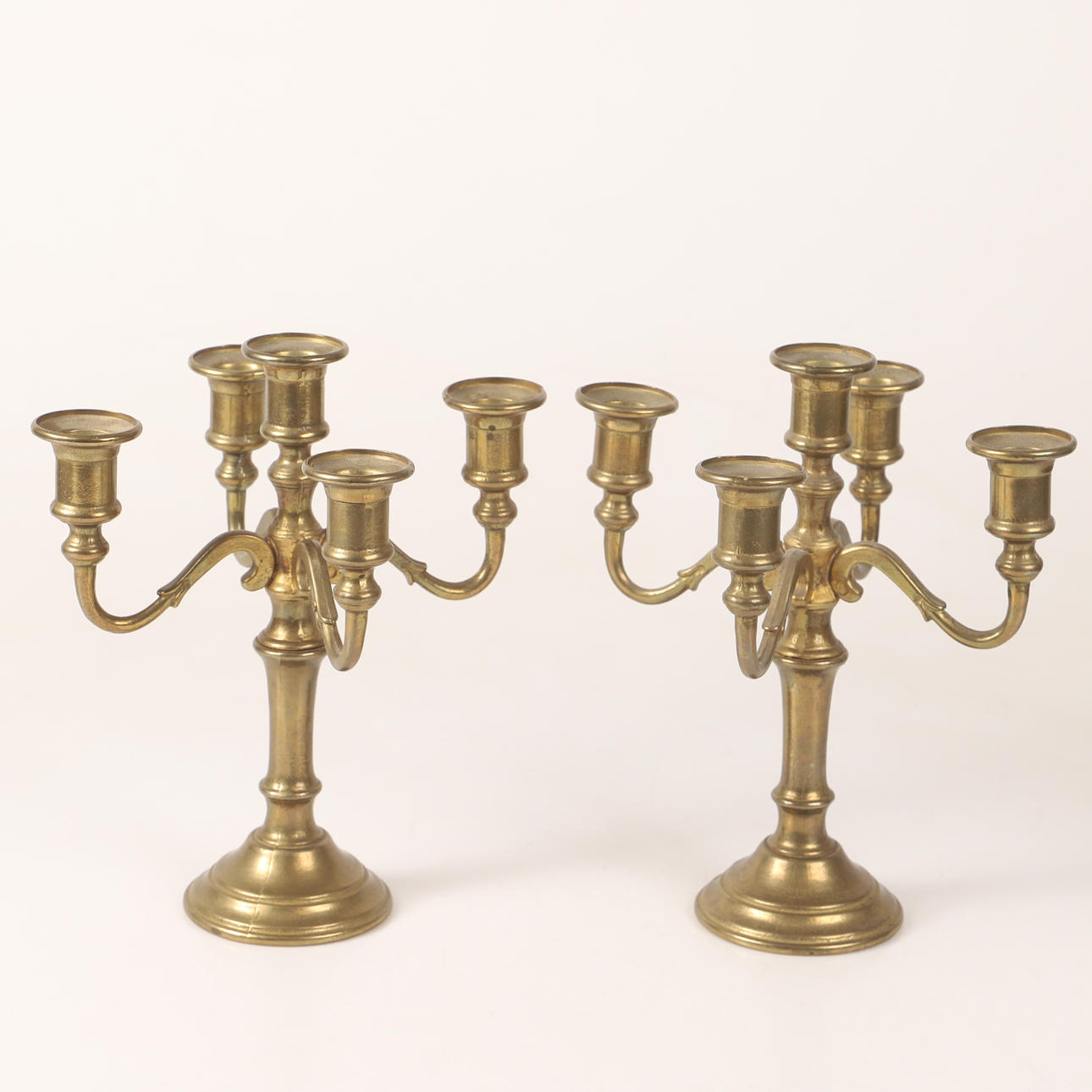 CANDELABRAR, 1 pair, bronze.