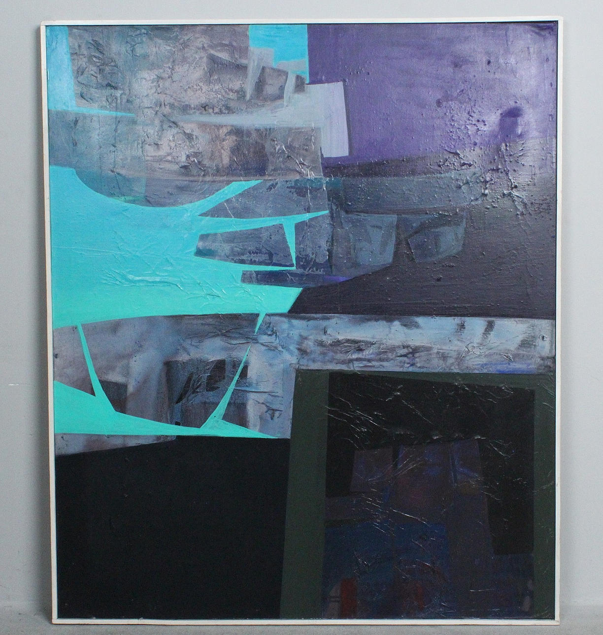 HYUNSOO KIM. 'Abstract composition', mixed media on canvas.