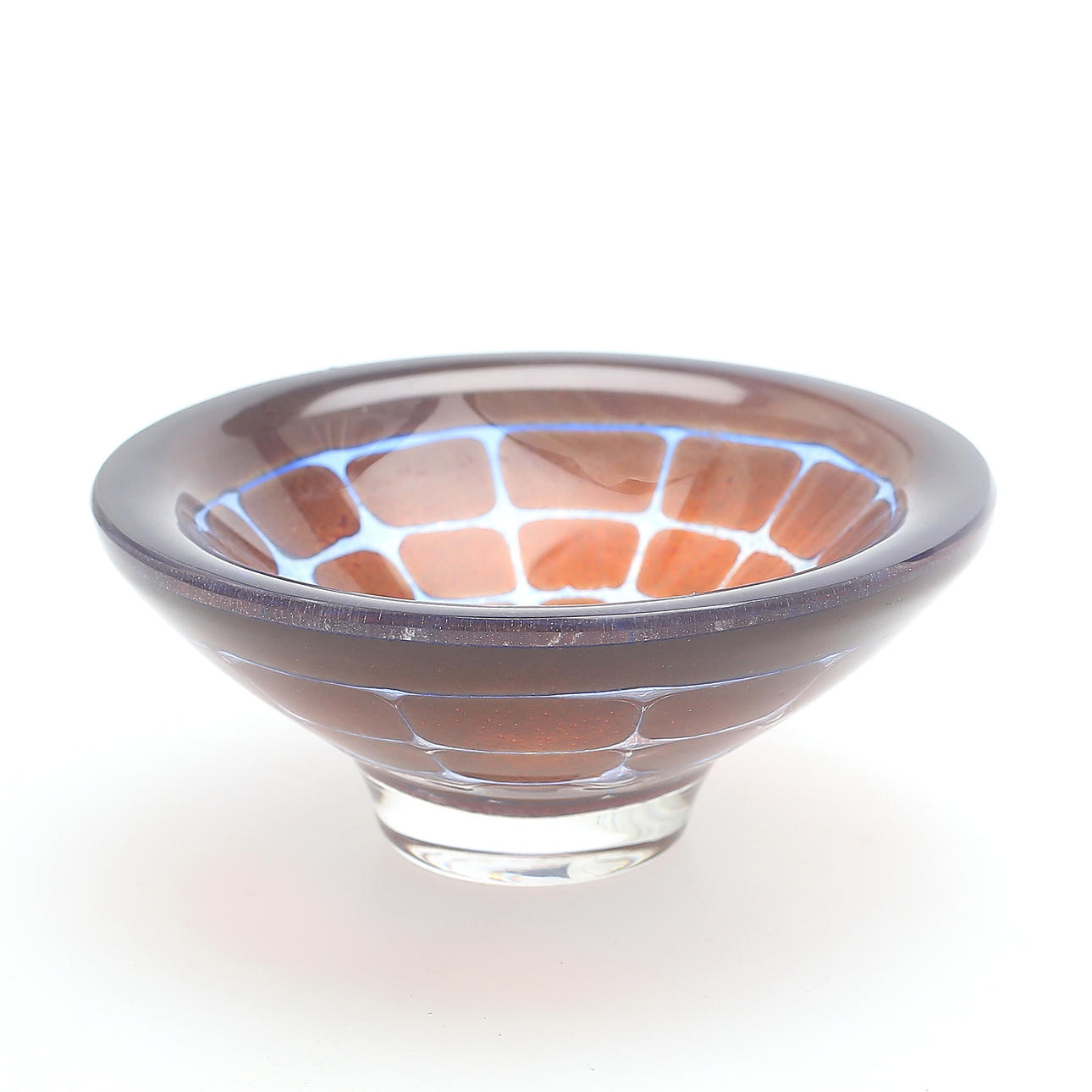 SKÅL, konstglas, "Ravenna", Sven Palmqvist, Orrefors, 1900-talets andra hälft.