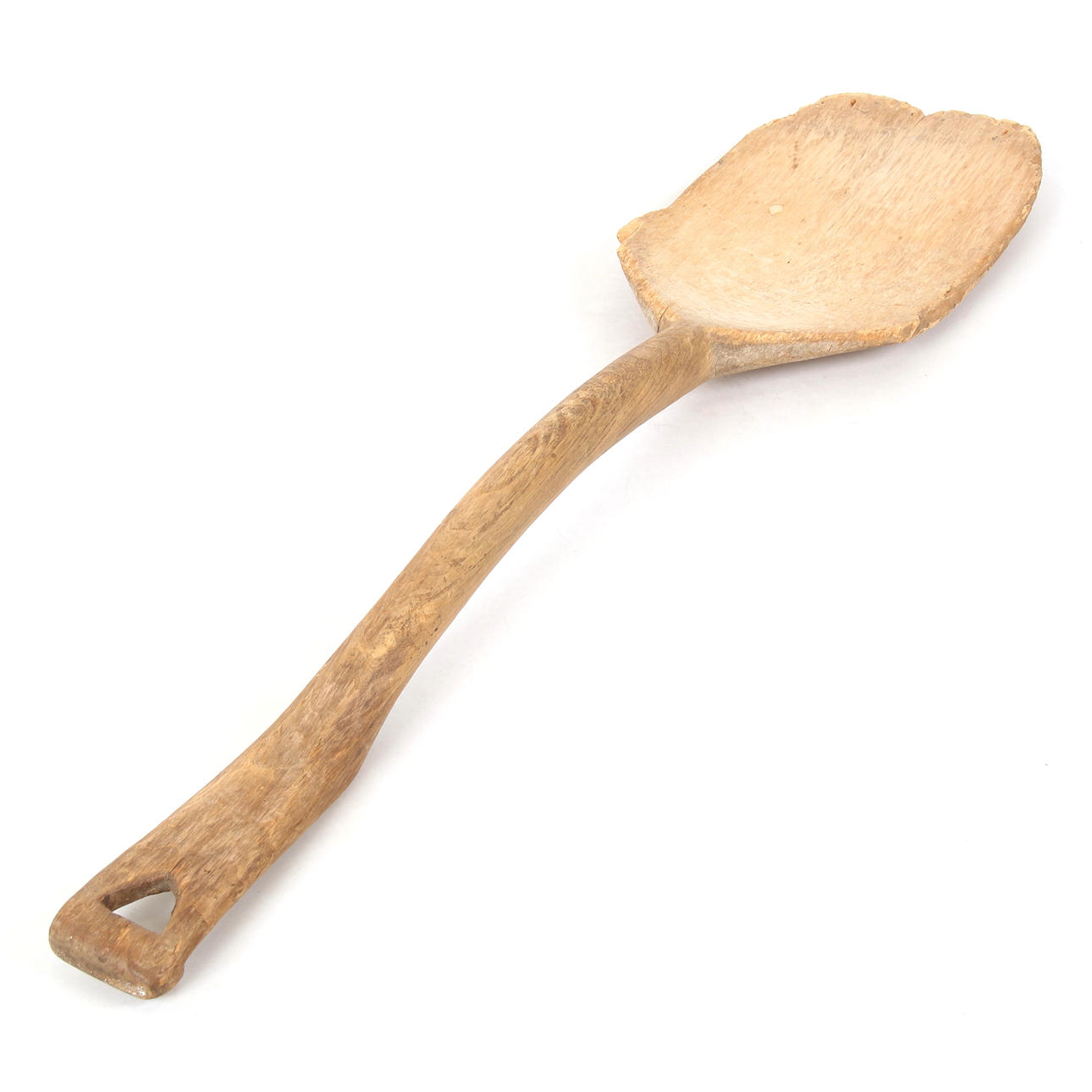 A SPADE, handloom, marked and dated 1824.