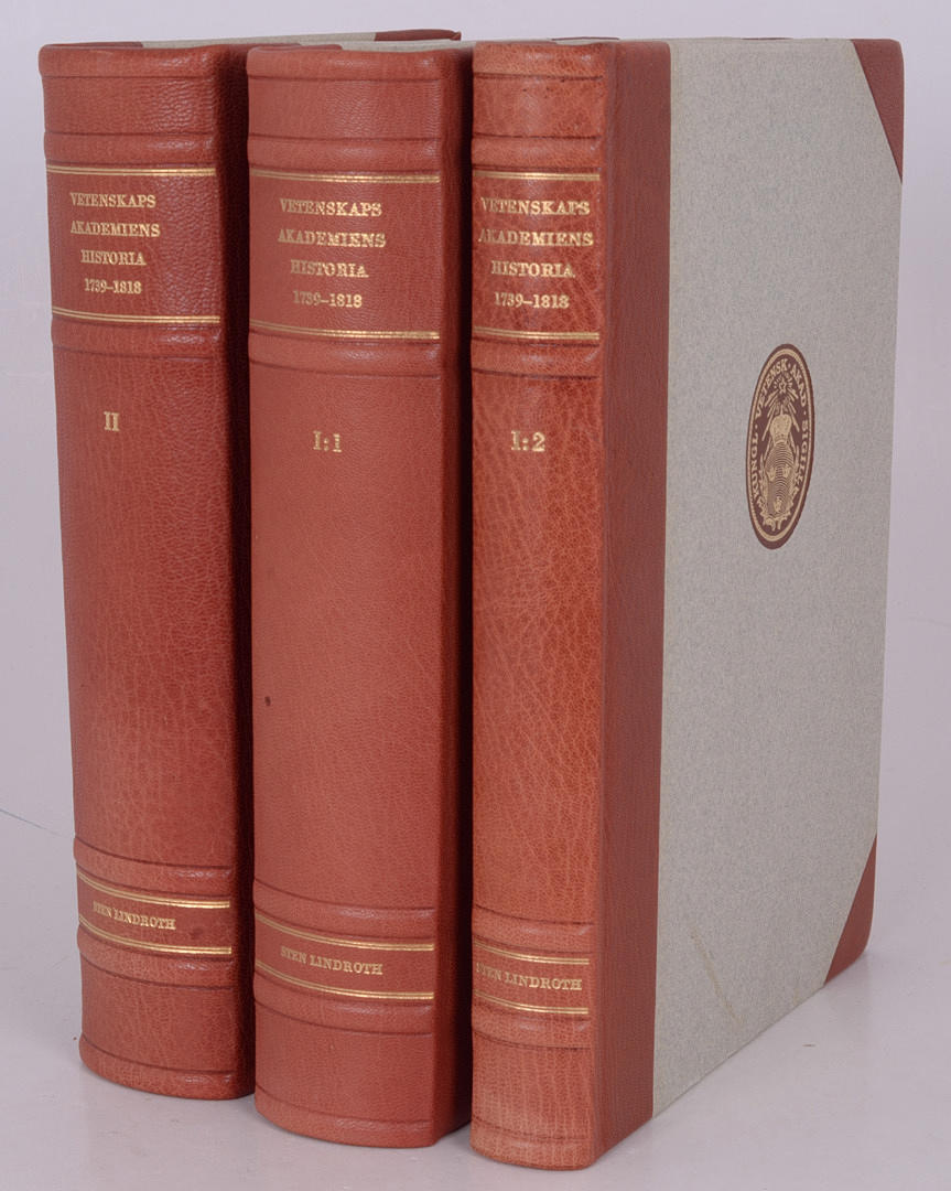 LINDROTH, STEN. Vetenskapsakademiens historia 1739-1818.