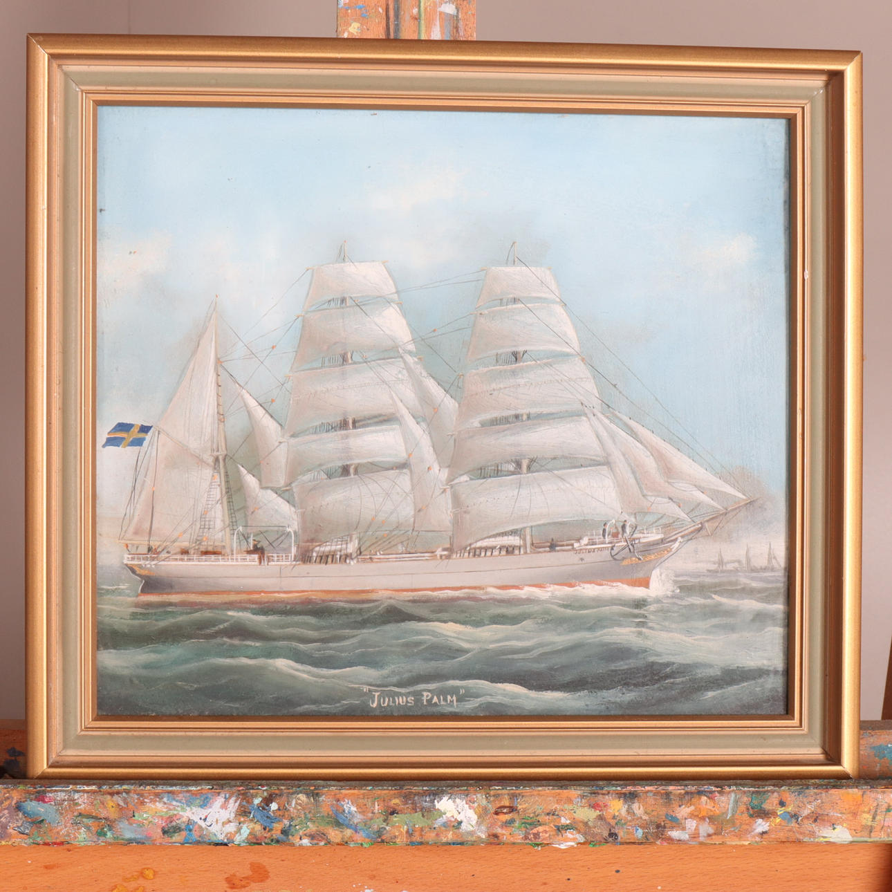 OKÄND KONSTNÄR. WATERCOLOR.