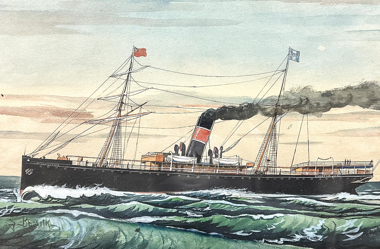 Unknown artist, Mixed media, Signed.