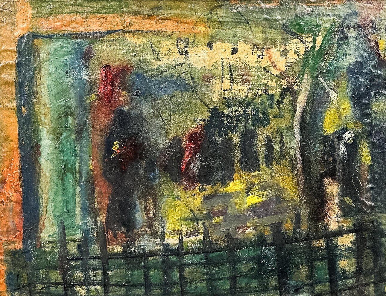 Oidentifierad konstnär, Blandteknik, 1900-tal.