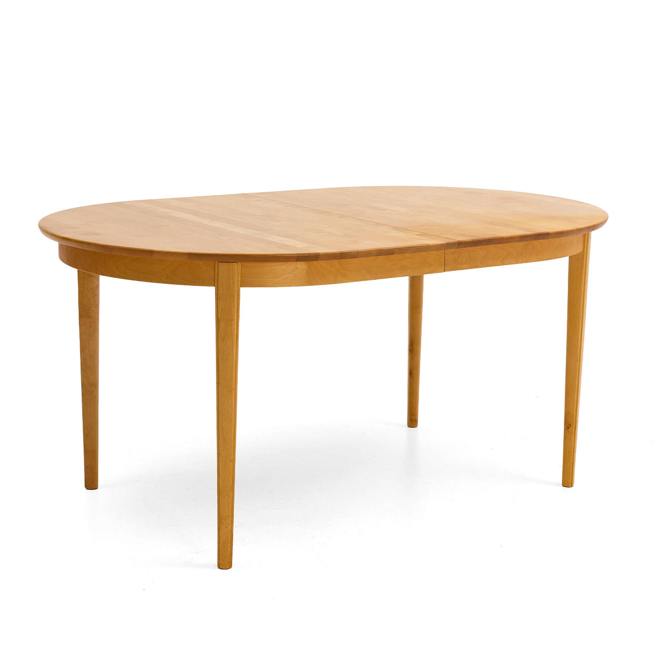 CARL MALMSTEN. dining table, “Vardagar”, birch, branded Stolab 1999.