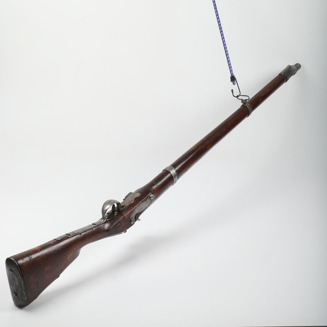 FLINT LOCK RIFLE, sandsynligvis Frankrig, m/1771.