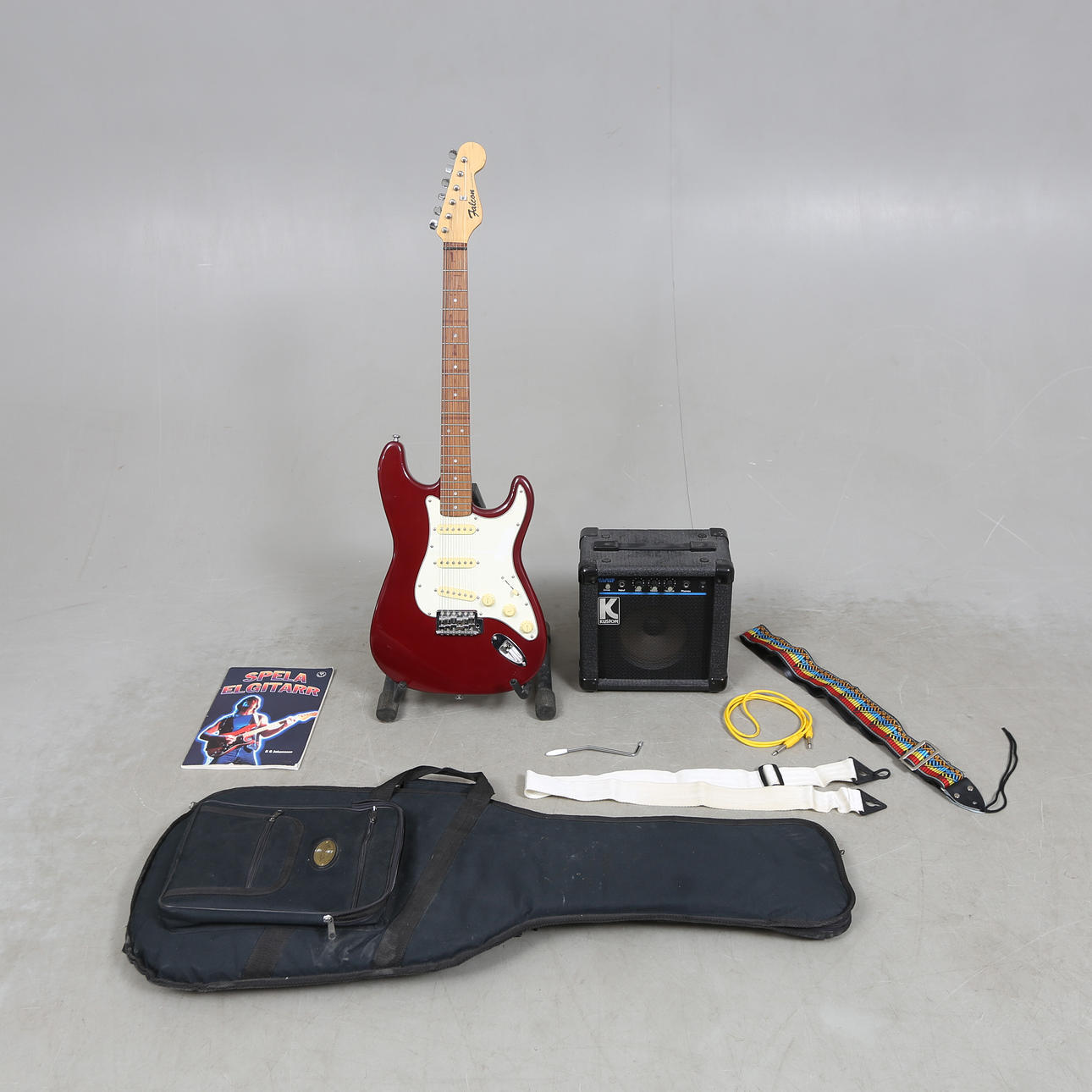 E-GITARRE UND VERSTÄRKER, Falcon, Custom.