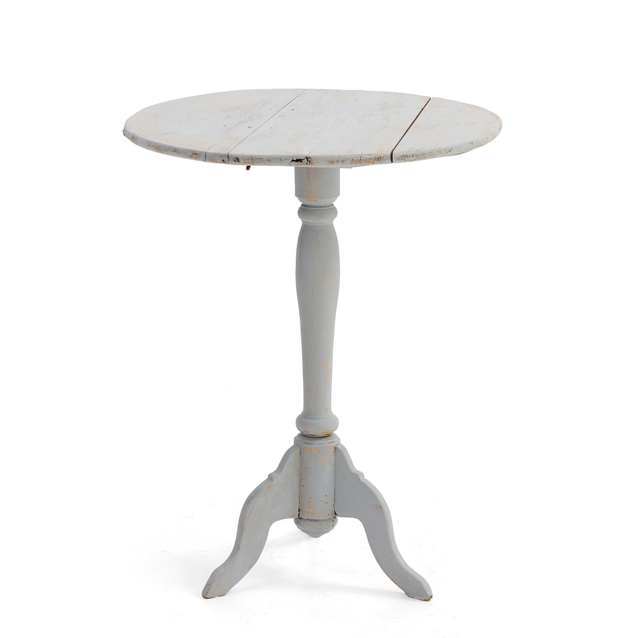 A folding table, painted grey, second half of the 20th century.