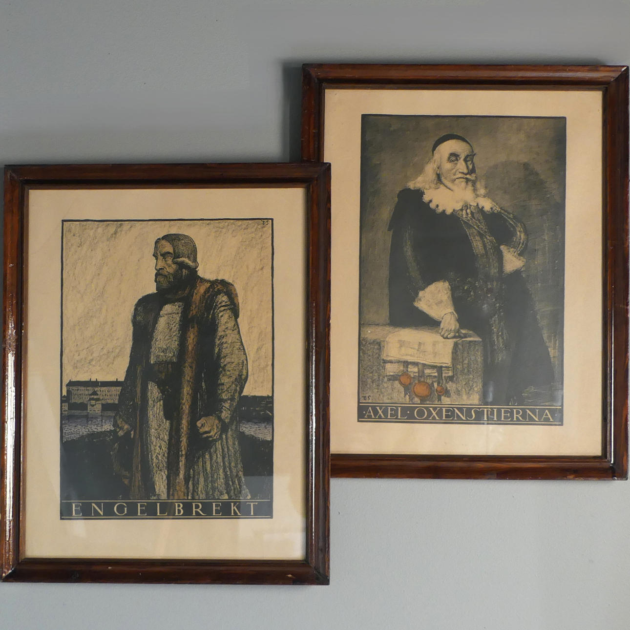 TORSTEN SCHONBERG. graphic sheets, “Swedish Stormans”.