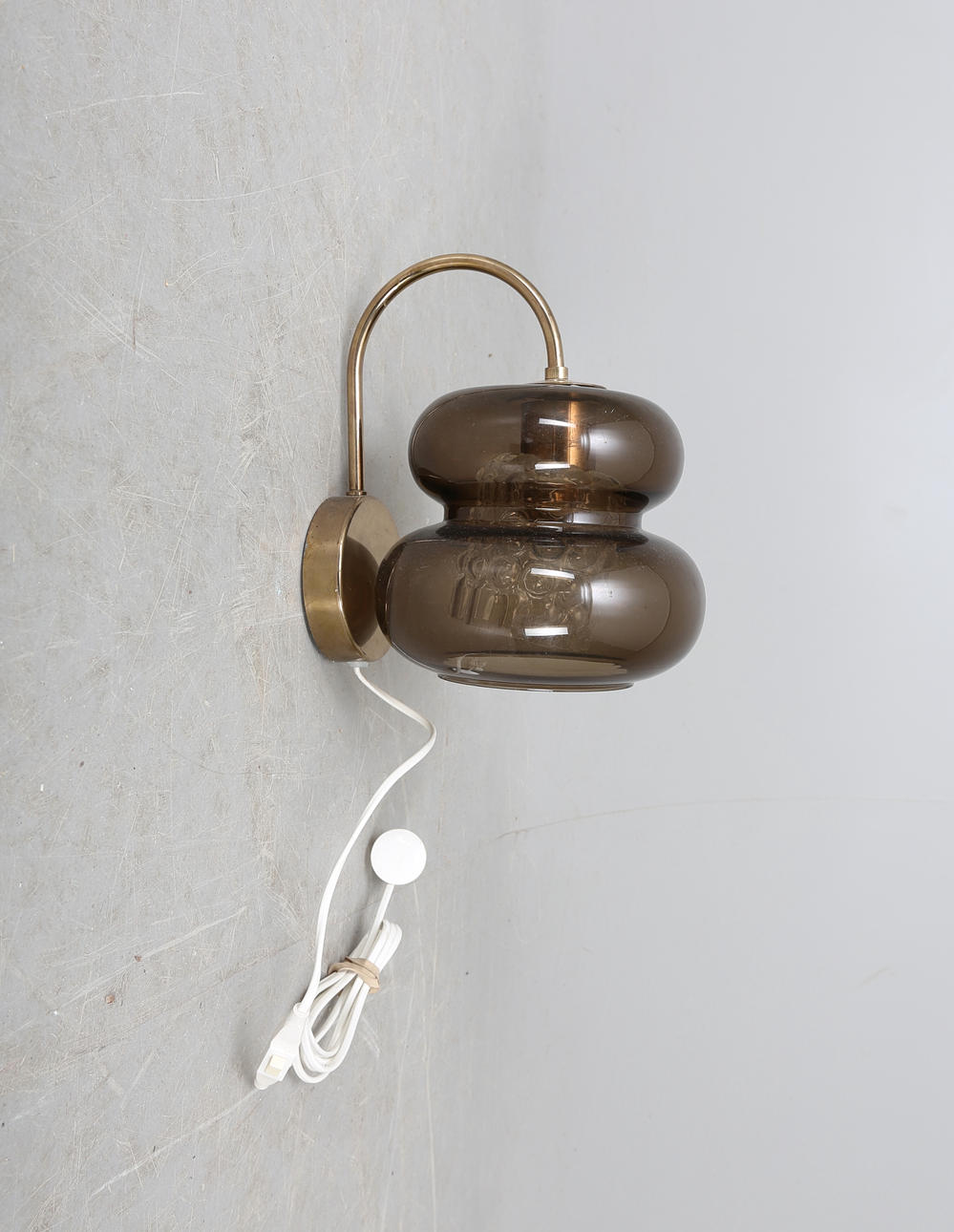 VÄGGLAMPA, glas, Carl Fagerlund, Orrefors, 1900-talets andra del.
