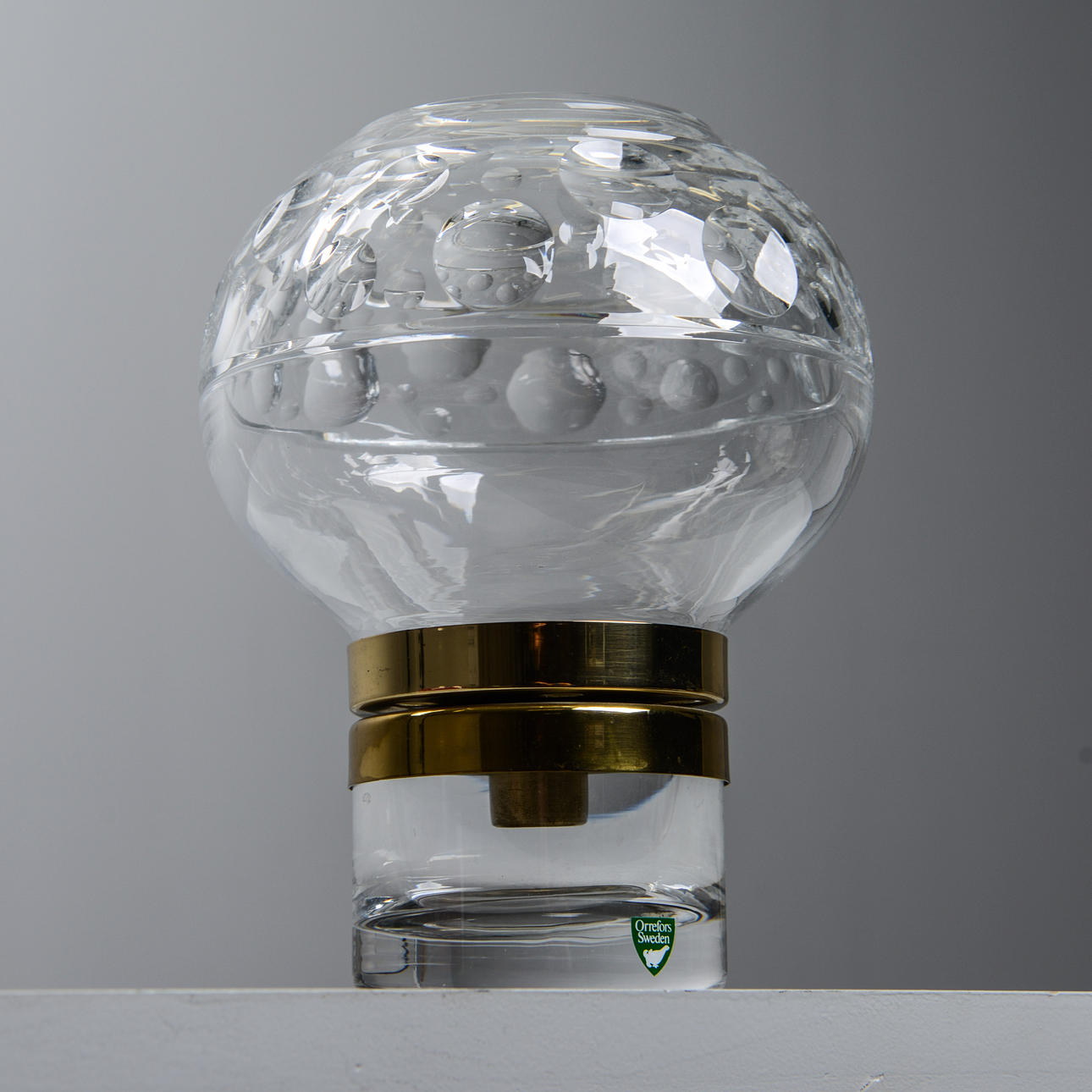 OLLE ALBERIUS. Lantern, Orrefors.