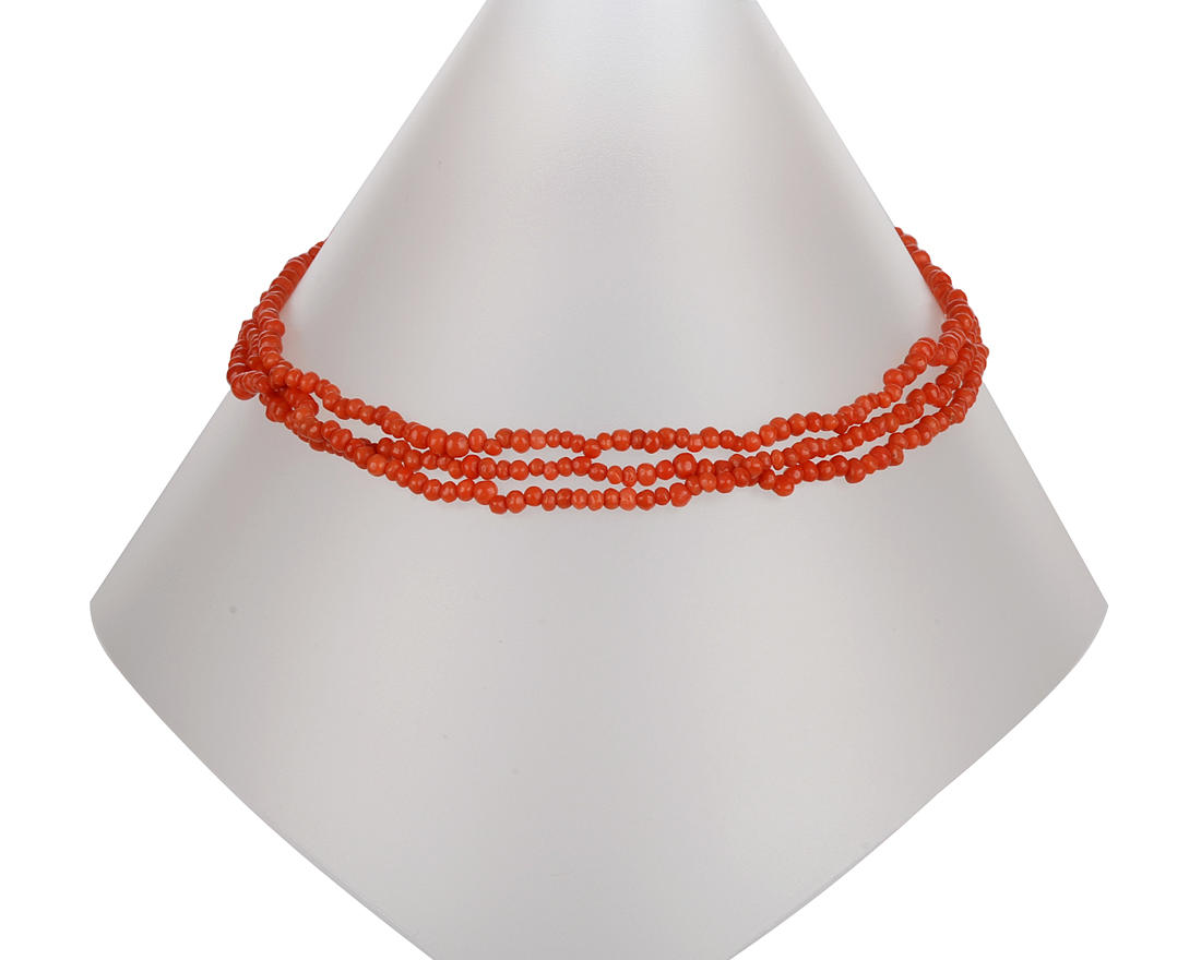 KORALLEN-KETTE. 3 individuelle kæder.