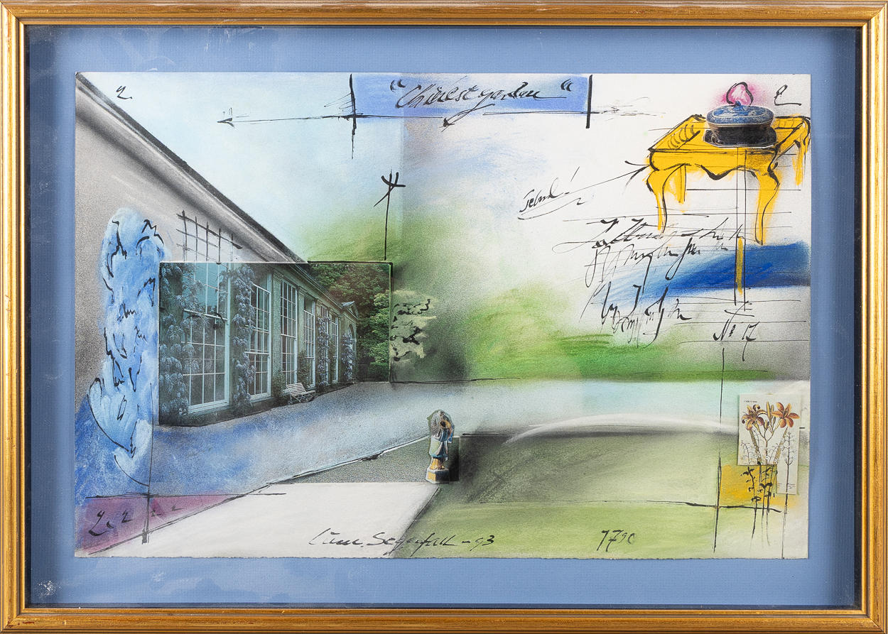 MARY SEGERFALK. Mischtechnik mit Assemblage.