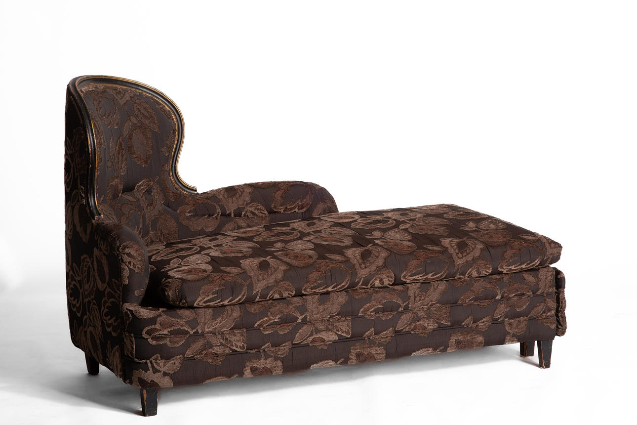 CANAPÉ, jaquardvävt tyg, 1900-tal.