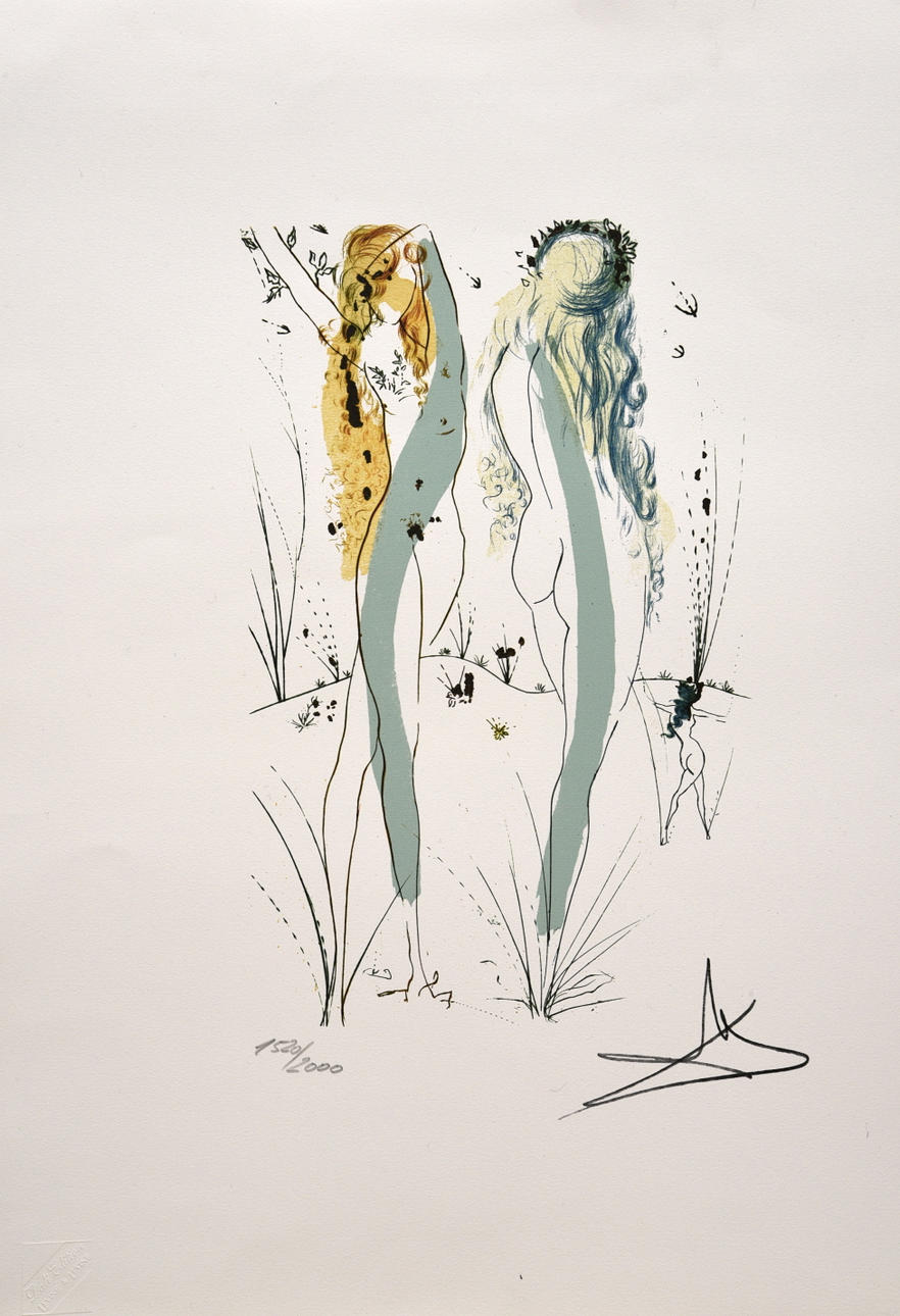 DALÍ, SALVADOR (1904 FIGUERES - 1989 EBENDA). EFTER. Kom tillbaka, Sulamit.