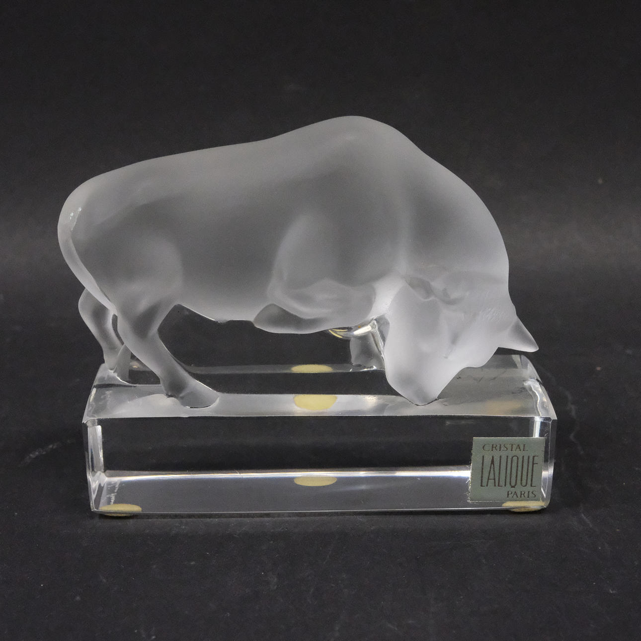 LALIQUE. SKULPTUR/BOGTRYK. TYR.