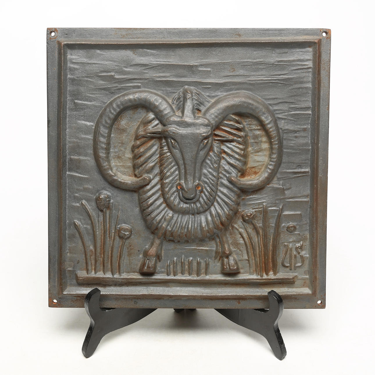 VÆGPANEL, støbejern.