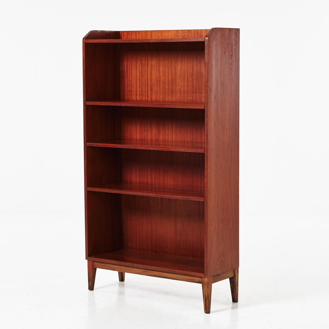 A teak bookcase, 1950s/60s.