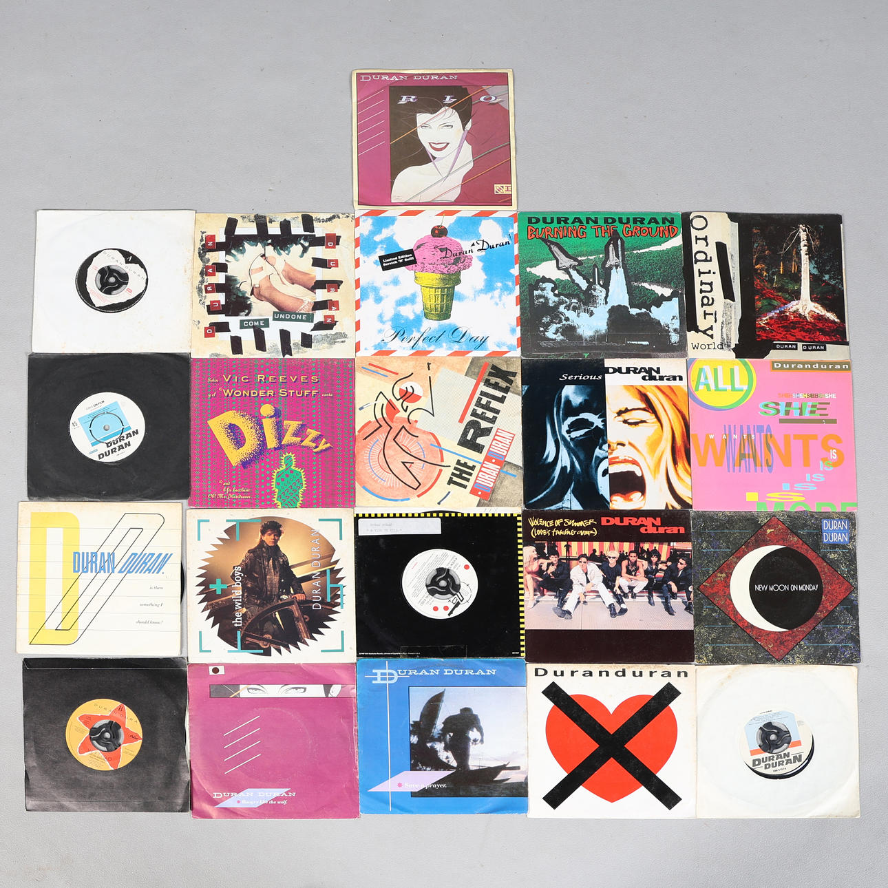 DURAN DURAN 45'S (QTY).