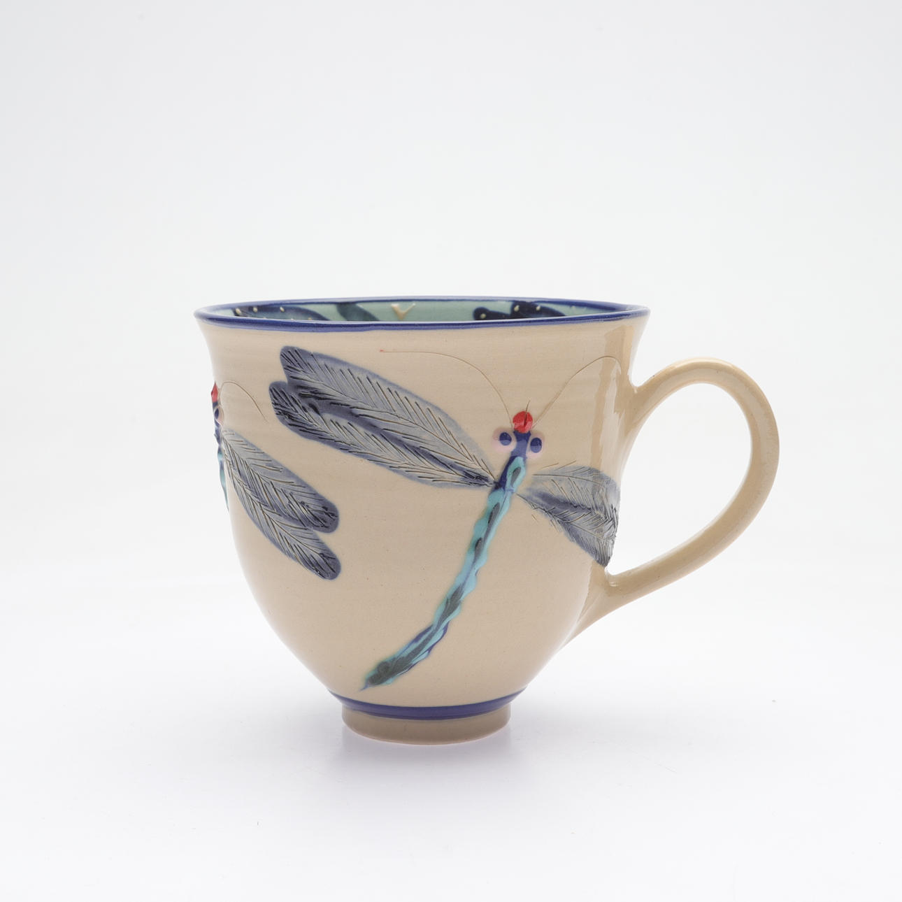 GERTIE LARSSON. teacup, ceramic, Göteborg, signed.