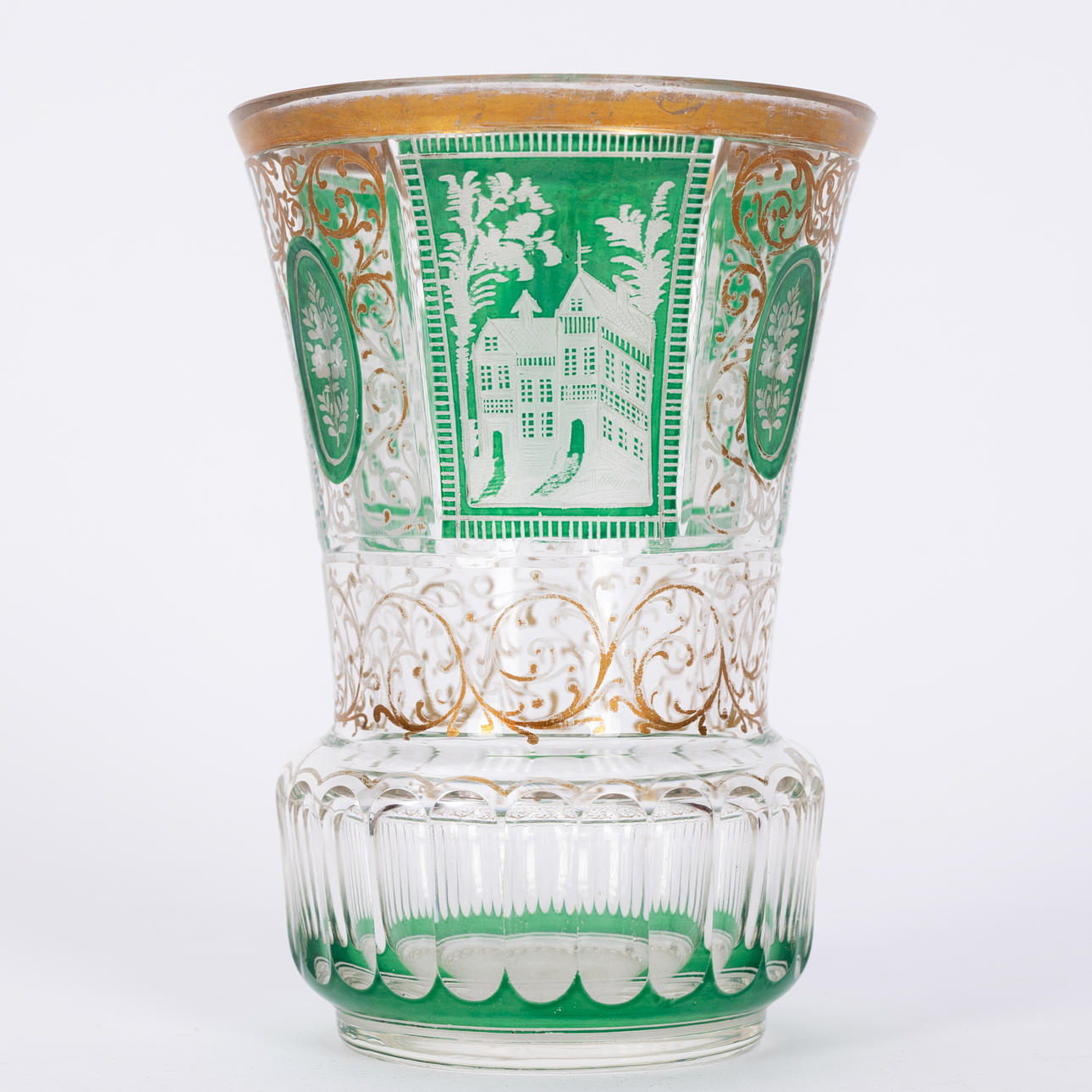 Biedermeier-Becher, Böhmen, Mitte 19.Jh.