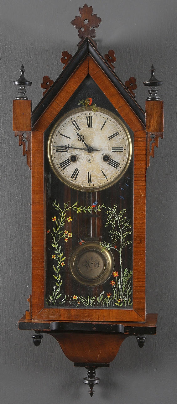 VÄGGUR, trä, nyrenässans, HAU, America, omkring sekelskiftet 18/1900-tal.