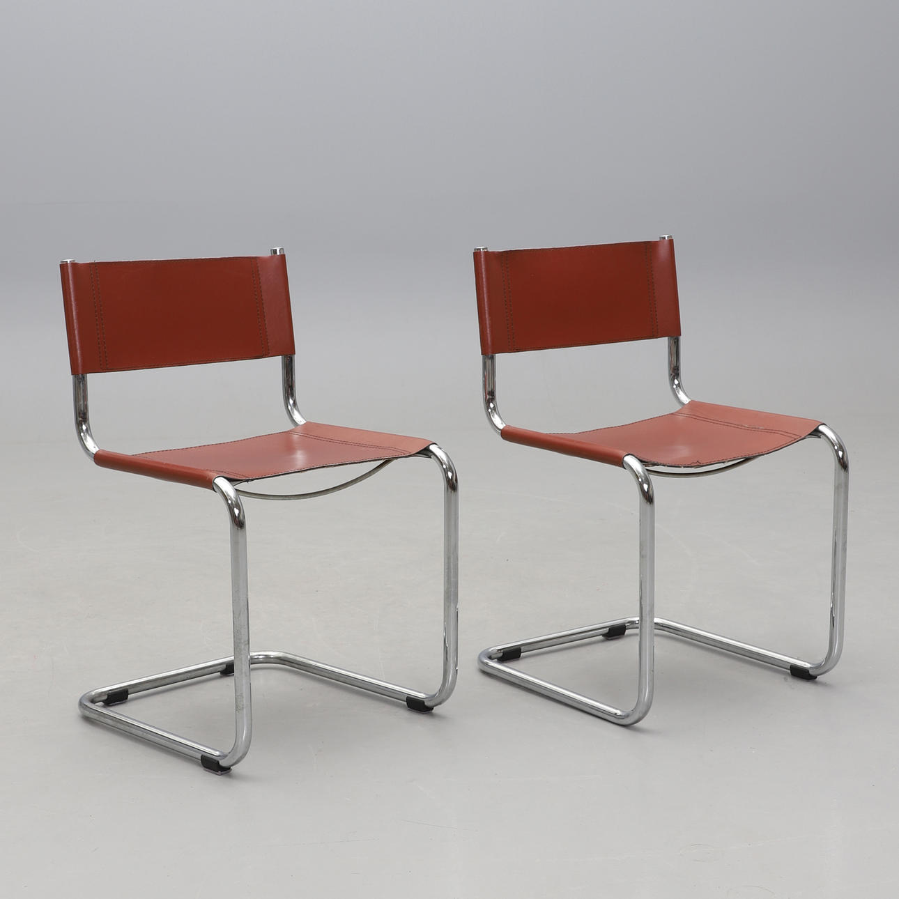 A pair of functional chairs.