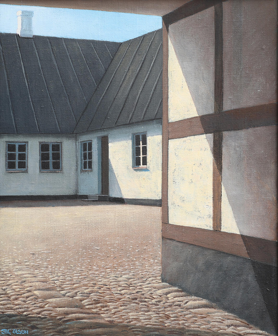 STIG OLSON. COURTYARD.