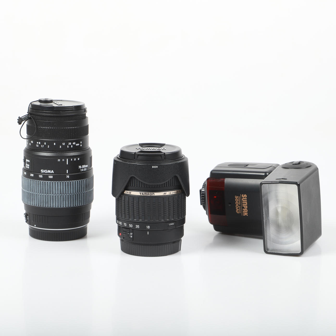 LINSE UND BLITZ, 3 Stück, Sigma et al.